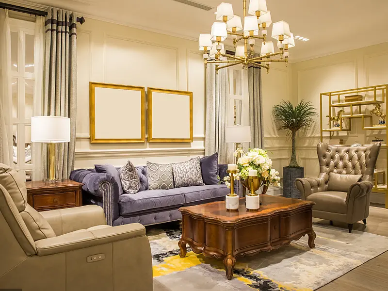 living room, dining room, study, bedroom
