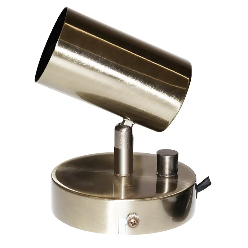Matter Smart Dimming and Color Nordic Brass Gold LED Spotlight (Single Head)