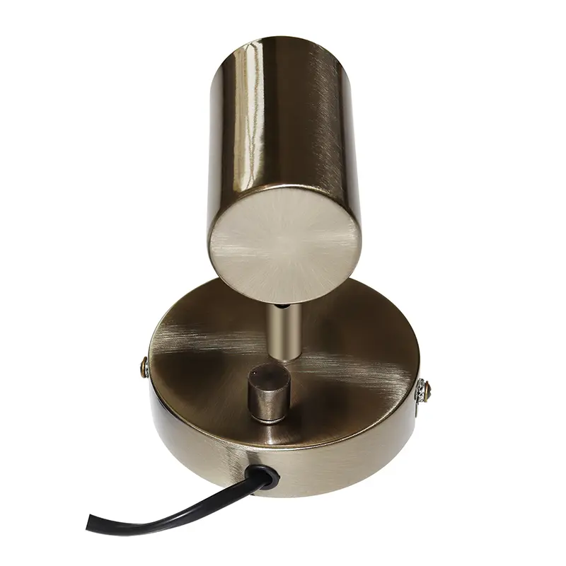 Matter Smart Dimming and Color Nordic Brass Gold LED Spotlight (Single Head)