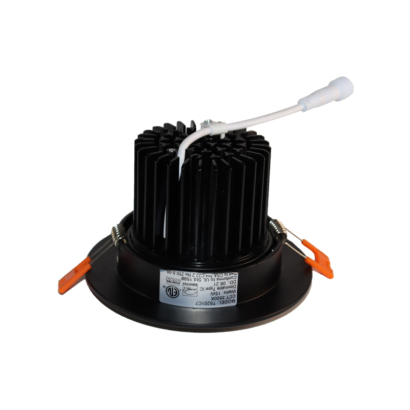 Matter intelligent control recessed anti-glare straight downlight